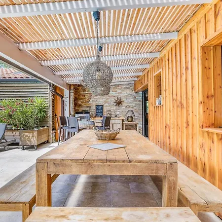Villa Superbe Secteur Calme Avec Piscine Chauffée Lacanau